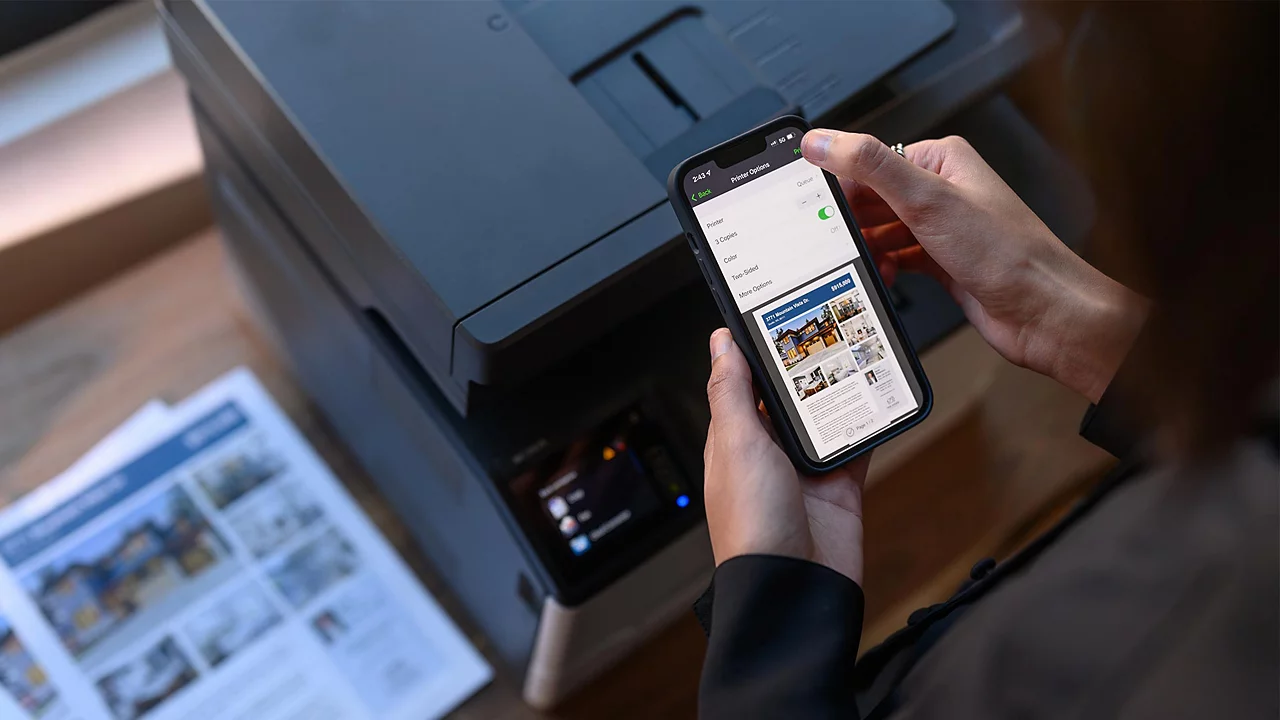 Utilisation d'un copieur multifonction en entreprise