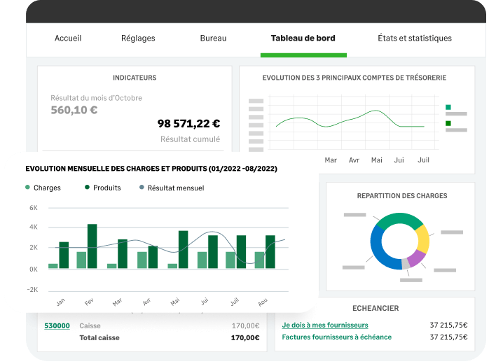 Interface de comptabilité Sage 50